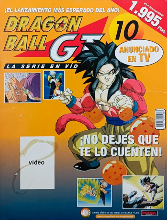 Dragon Ball GT Vol.5 Episodios 13, 14 y 15 [Anime VHS] Manga Films  Ver.Española