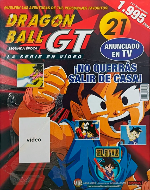 Dragon Ball GT Vol.5 Episodios 13, 14 y 15 [Anime VHS] Manga Films  Ver.Española