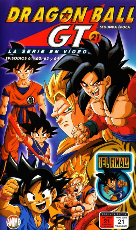 Dragon Ball GT Vol.5 Episodios 13, 14 y 15 [Anime VHS] Manga Films  Ver.Española