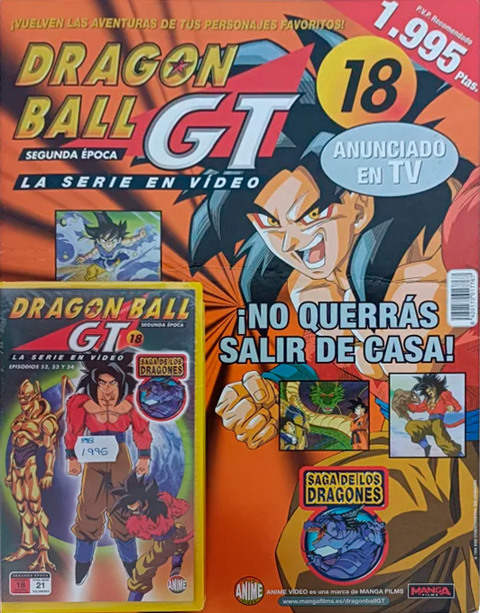 Dragon Ball GT Vol.5 Episodios 13, 14 y 15 [Anime VHS] Manga Films  Ver.Española