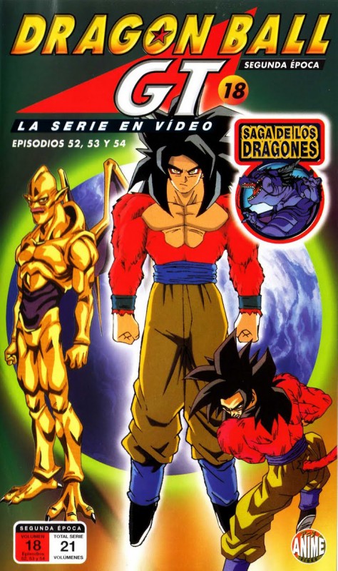 Dragon Ball GT Vol.5 Episodios 13, 14 y 15 [Anime VHS] Manga Films  Ver.Española